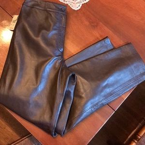 NWT Talbots leather pants